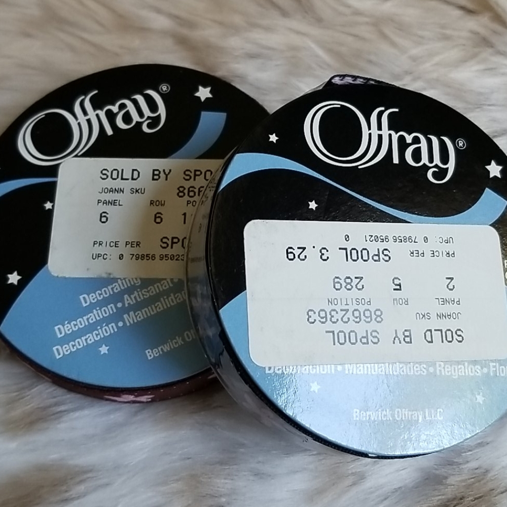 💐Offray Jacquard Ribbon - Picture 4 of 4